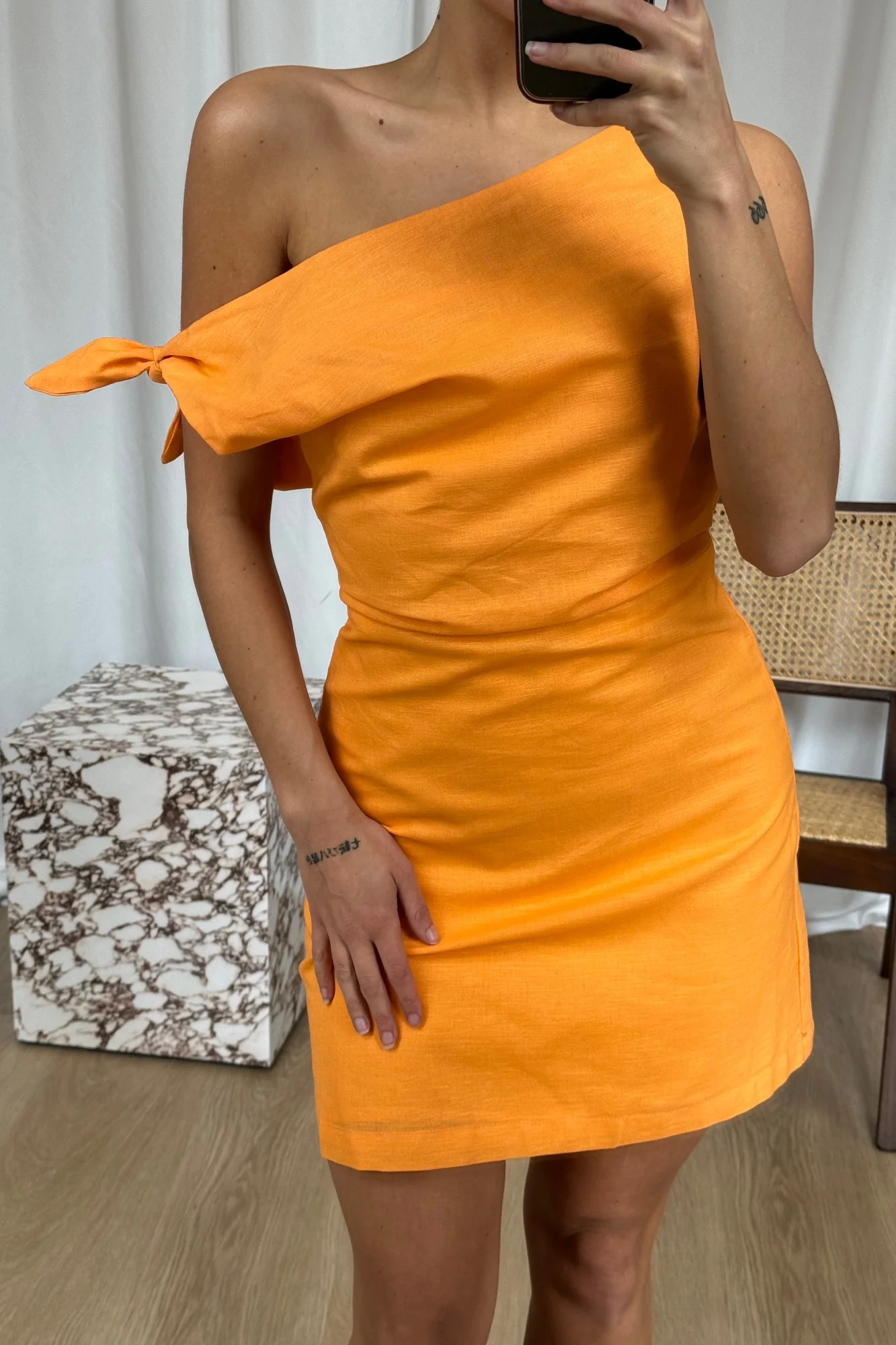 Mini Dress Tangerine