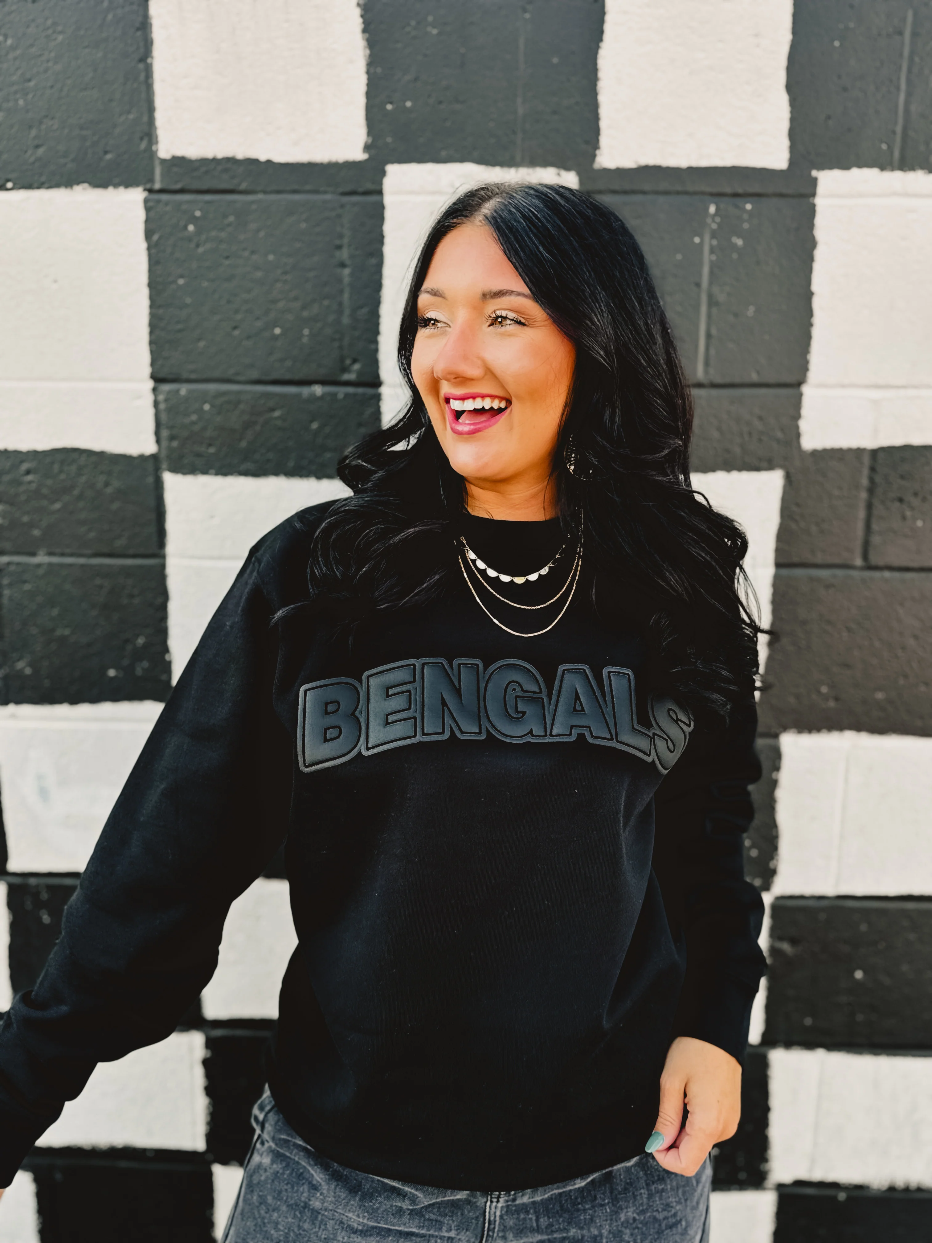 Blacked Out Crewneck Sweatshirt